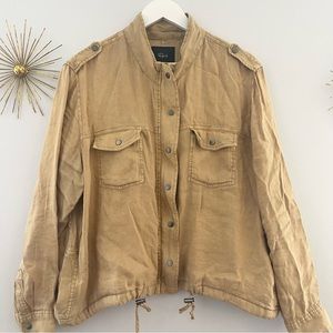 Rails Linen Toffee Utility Jacket XL